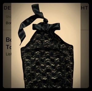 bongo lase black Halter top